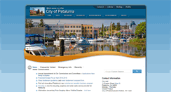 Desktop Screenshot of cityofpetaluma.net